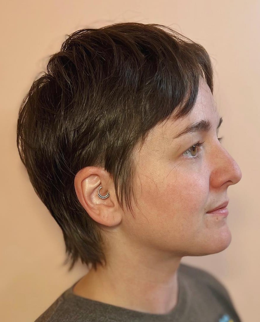 Textured Short Pixie with Soft Layers