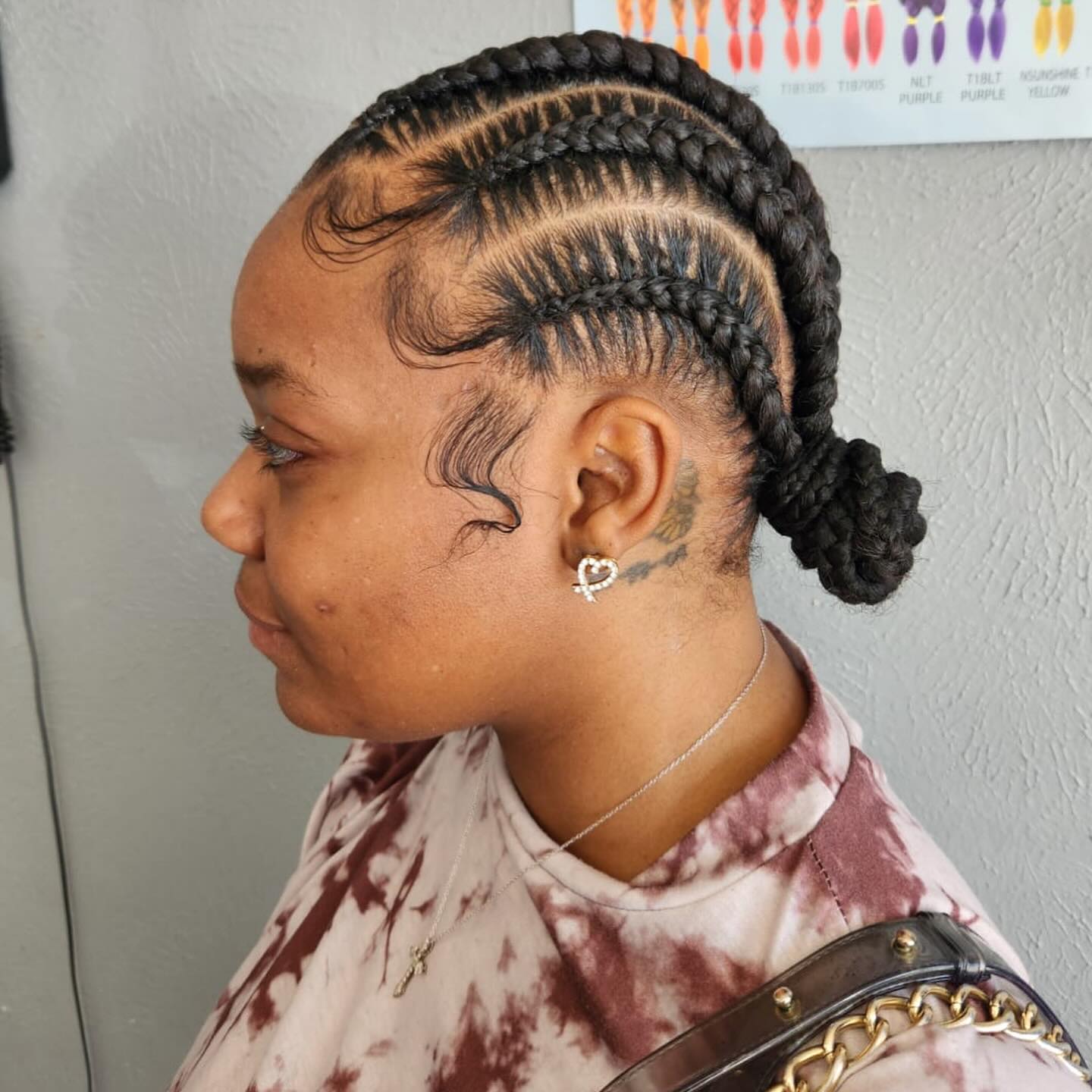 Chic Stitch Braids with Defined Edges