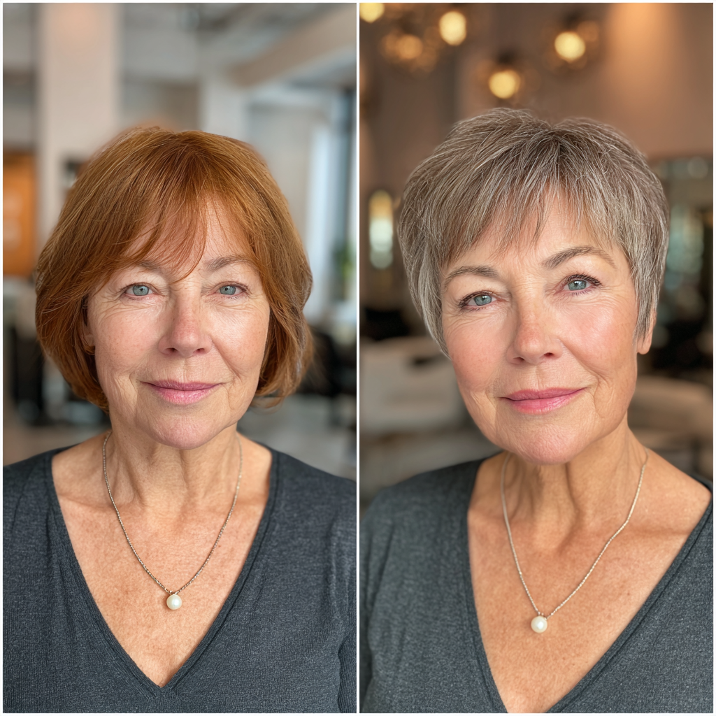 Chic Textured Pixie with Subtle Highlights