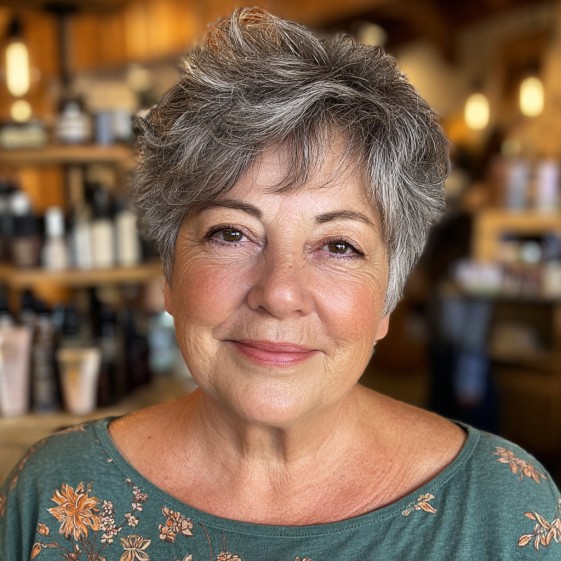 Chic Textured Short Cut with Soft Volume