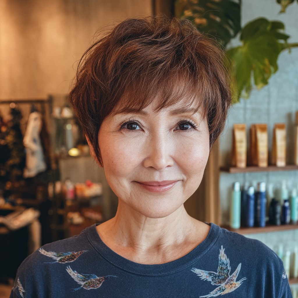 Choppy Textured Pixie Cut with Subtle Layers