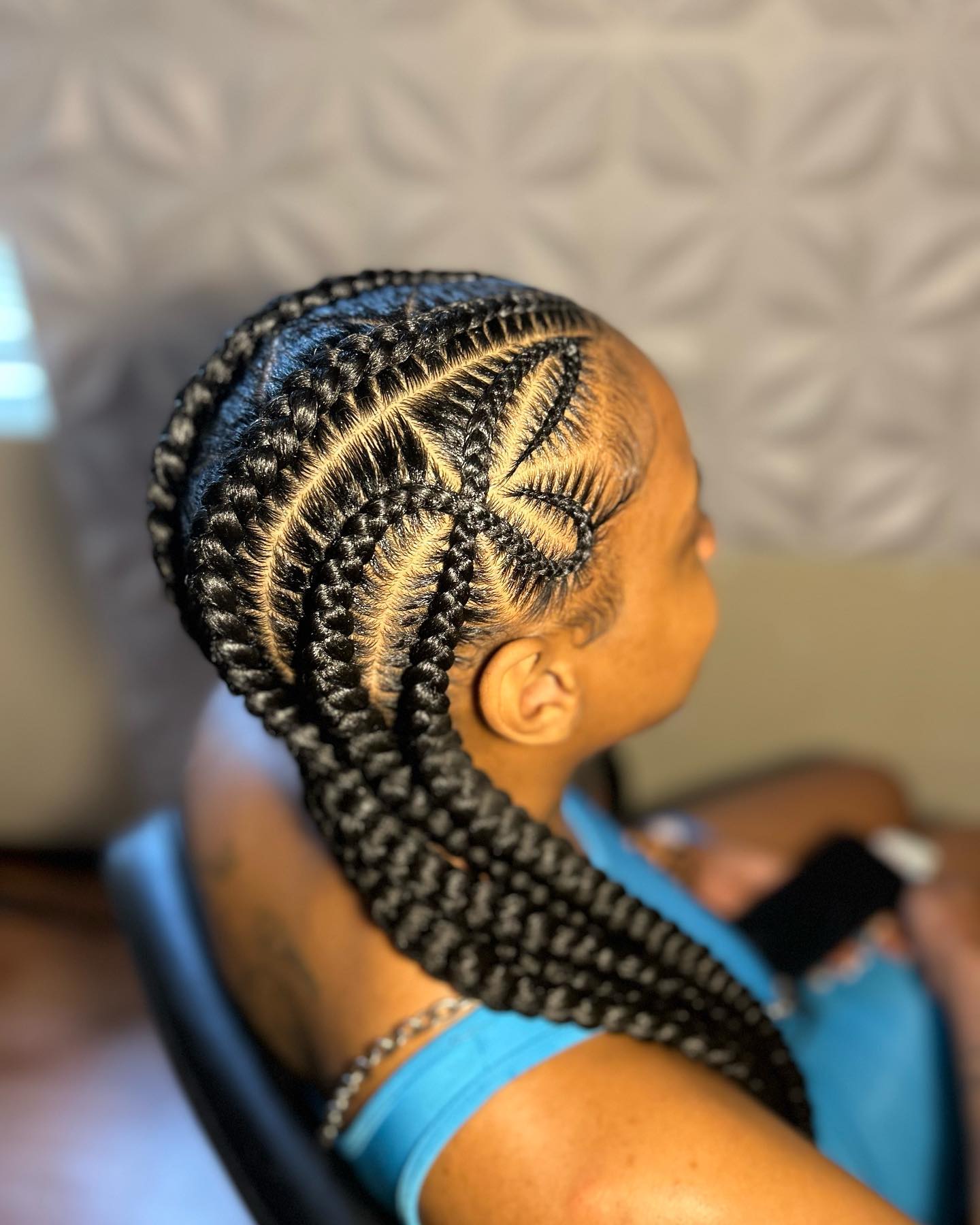 Intricate Stitch Braids with Smooth Finish