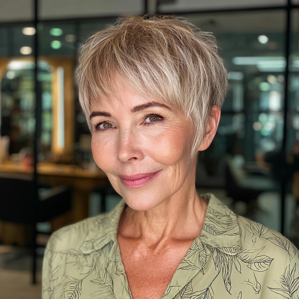 Light Textured Pixie with Subtle Volume