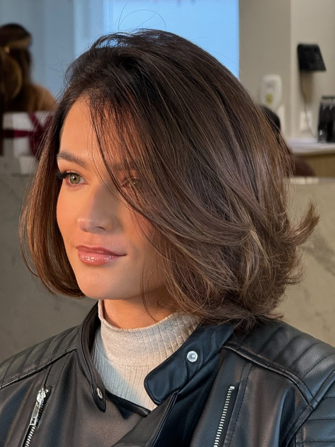 Modern Textured Bob with Soft Volume