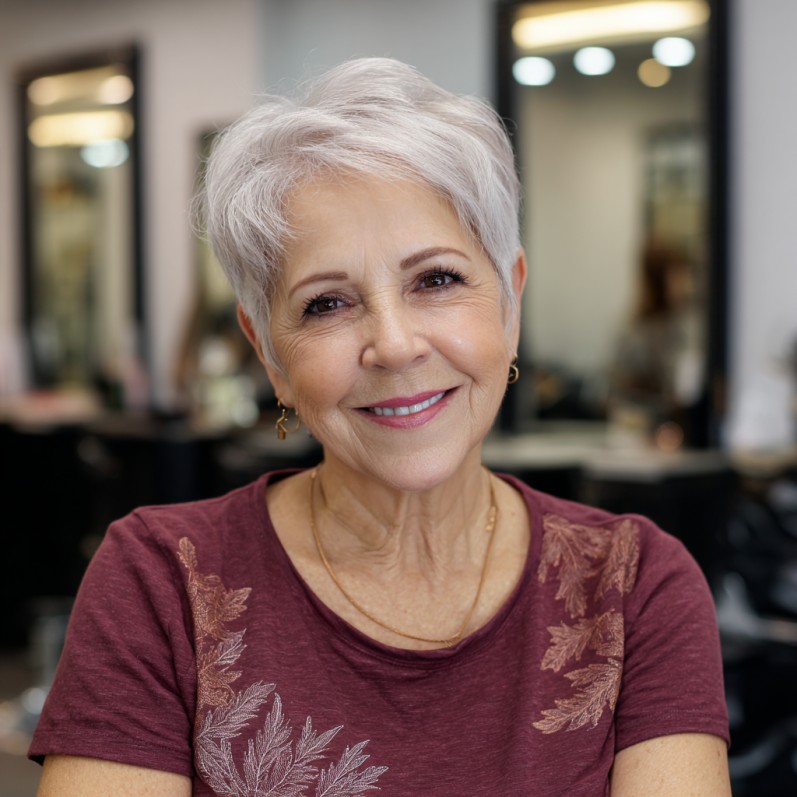Modern Textured Pixie with Soft Layers