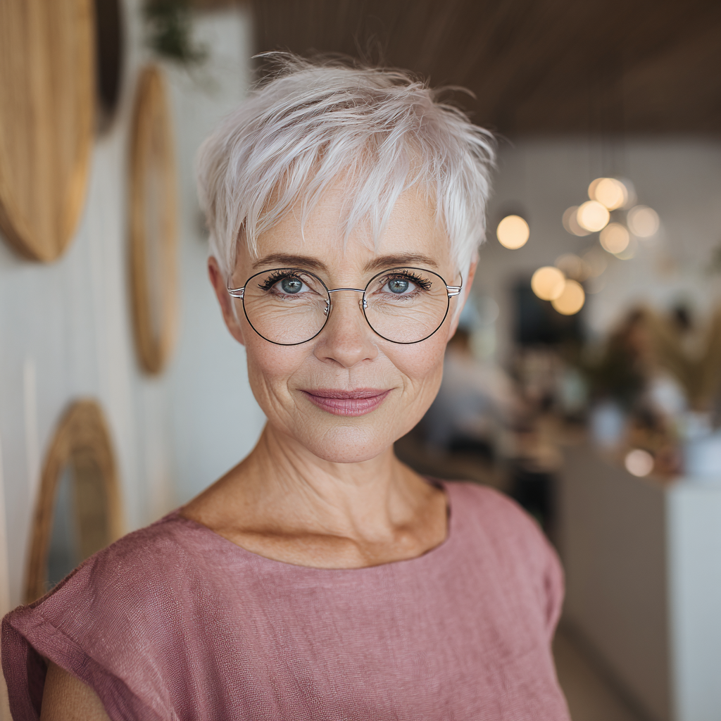 Textured Short Pixie with Soft Layers