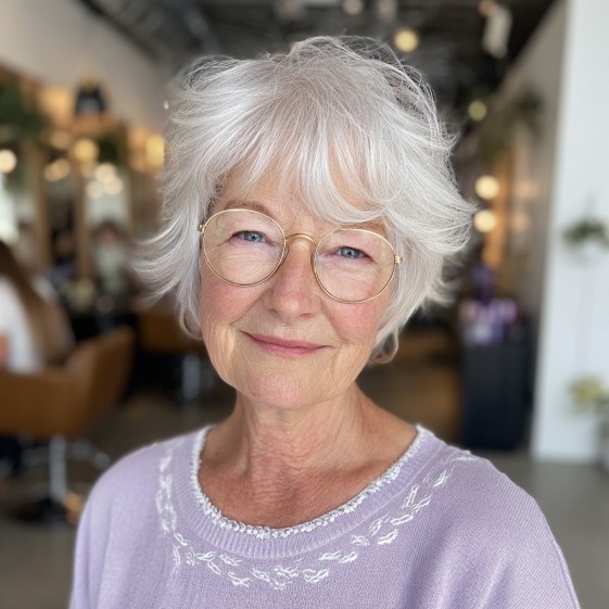 Charming Soft Textured Pixie with Gentle Waves