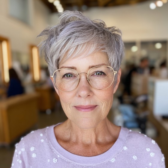 Chic Soft Textured Pixie with Gentle Layers