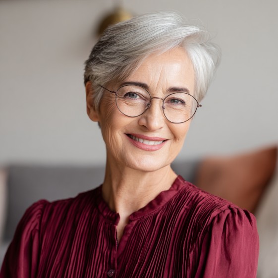 Chic Short Textured Cut with Soft Silver Highlights