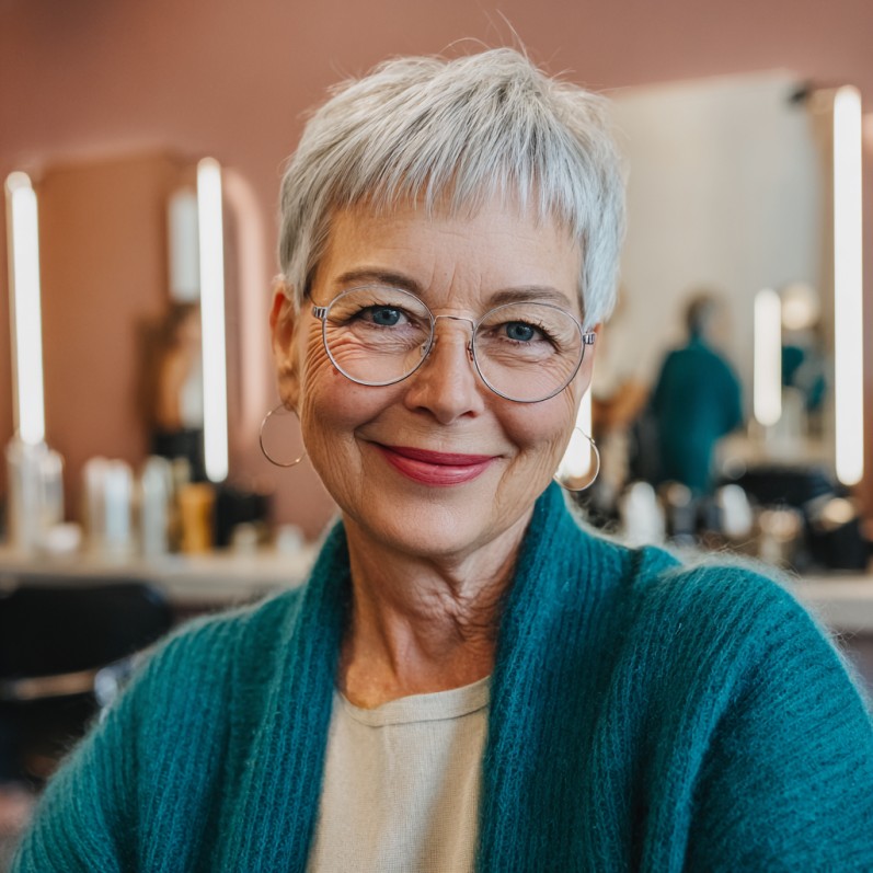 Chic Defined Pixie Cut with Textured Bangs