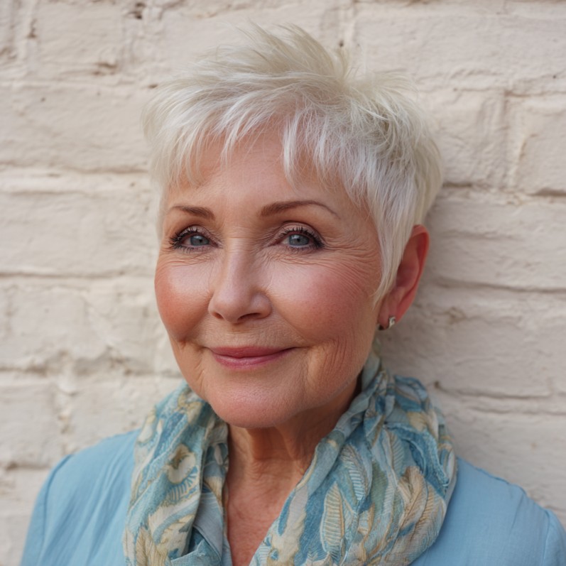 Soft Textured Pixie Cut with Delicate Layers