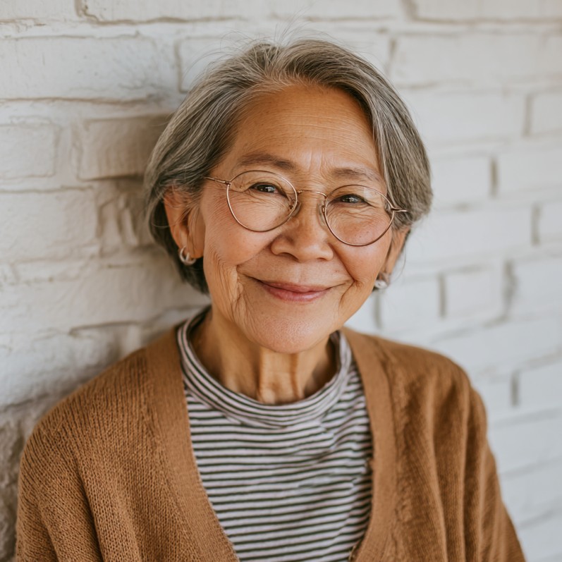 Charming Soft Grey Layered Cut with Gentle Waves