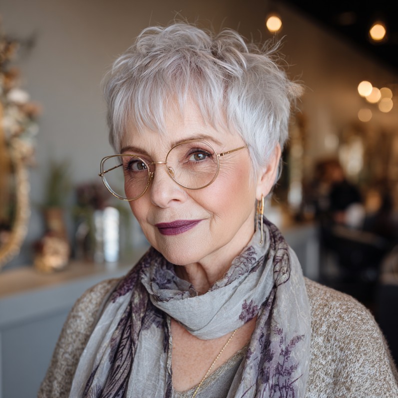 Chic Textured Pixie Cut with Lively Soft Layers