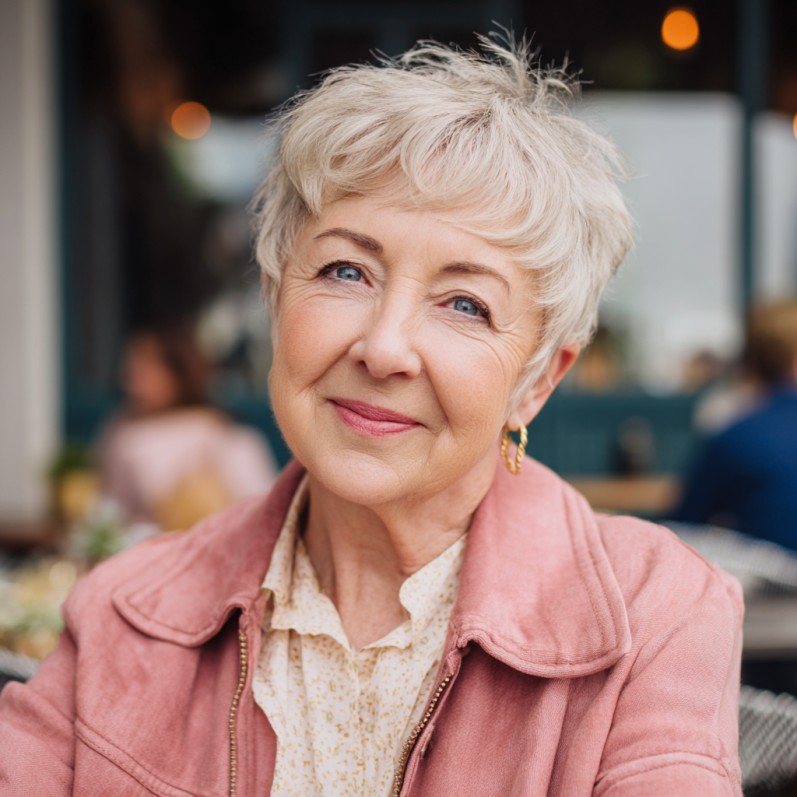 Effortlessly Chic Short Pixie Cut with Natural Waves