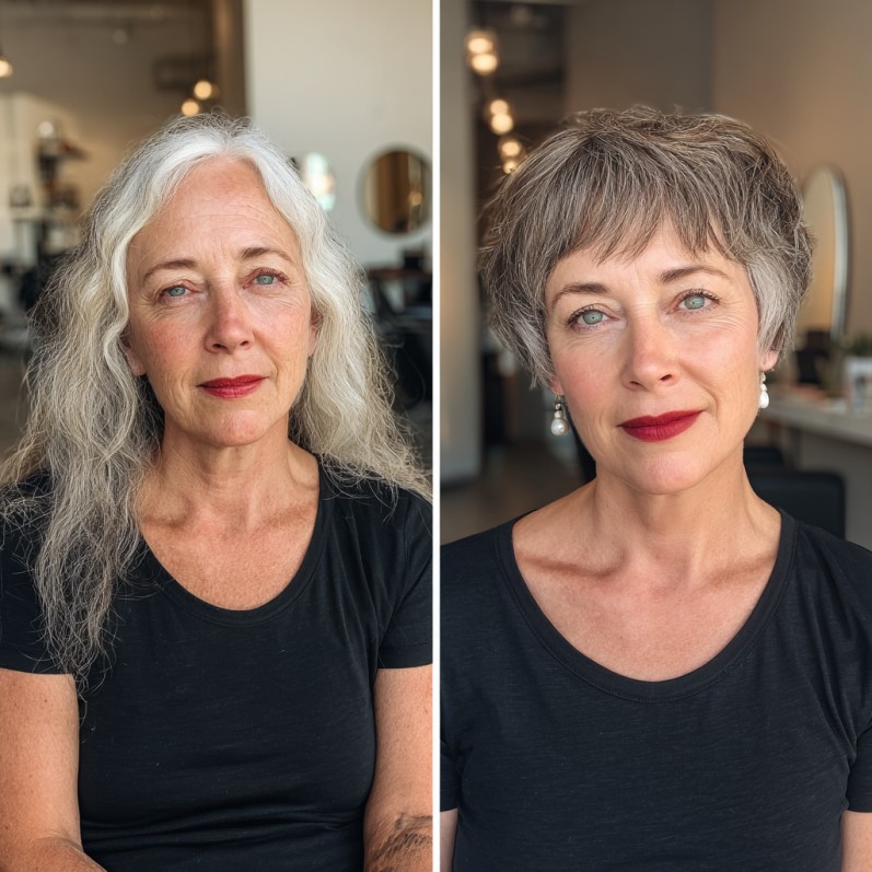 Modern Choppy Pixie with Soft Layers