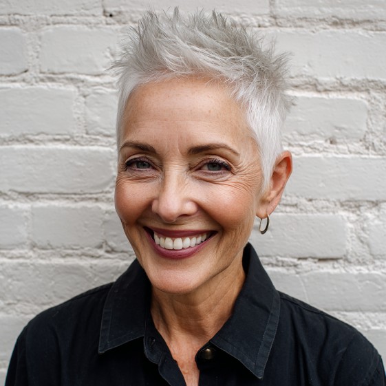 Bold Textured Pixie Cut with Fluffy Layers