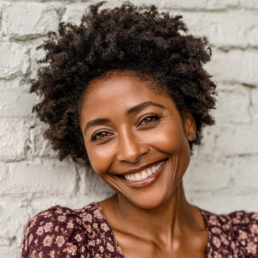 Chic Curly Short Crop with Defined Texture
