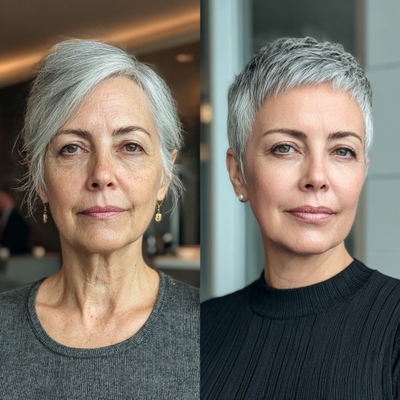 Chic Short Textured Pixie Cut