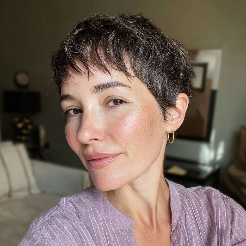 Chic Textured Pixie Cut