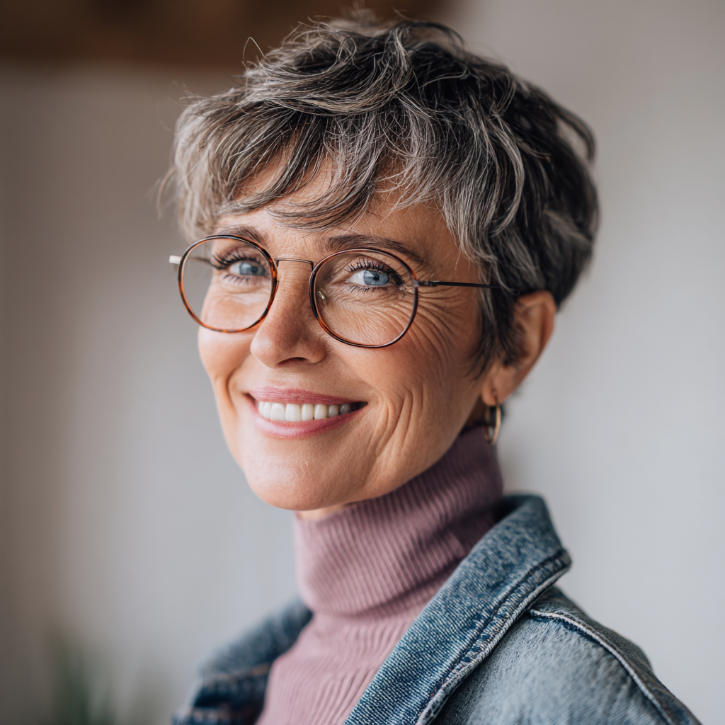 Chic Textured Pixie with Soft Waves