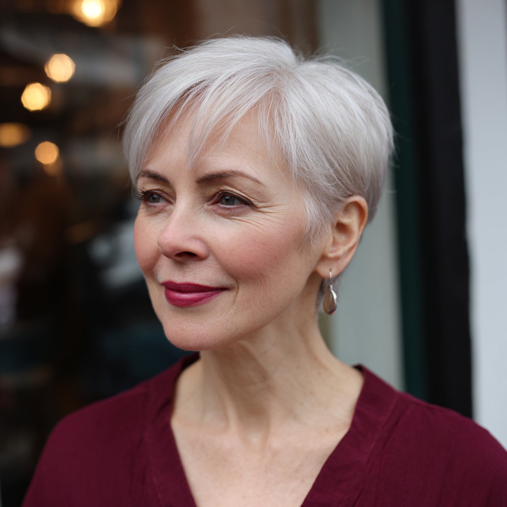 Modern Chic Short Pixie with Subtle Layers