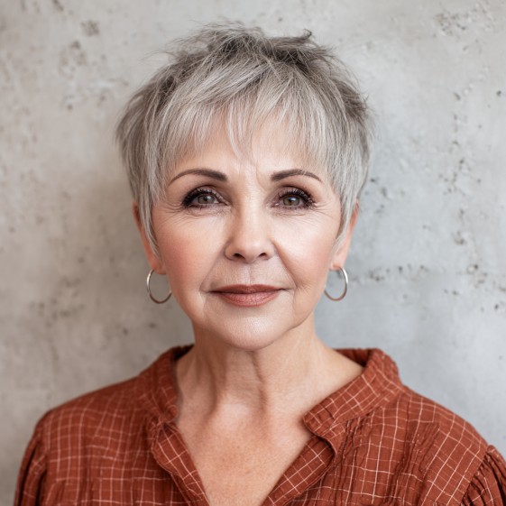 Modern Effortless Pixie Cut with Textured Layers