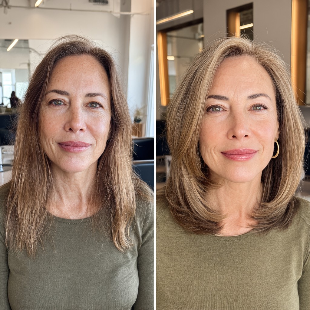 Modern Layered Cut with Natural Movement