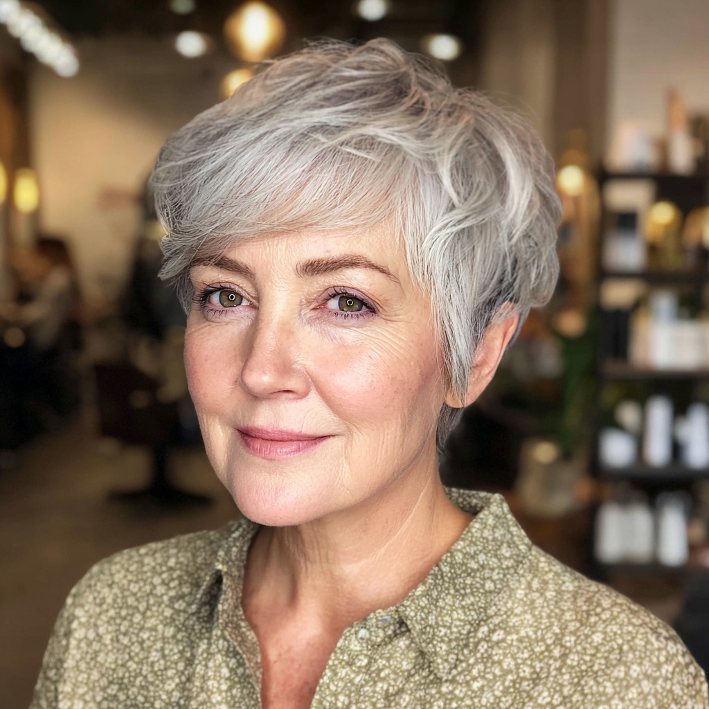 Modern Textured Pixie Cut with Soft Layers