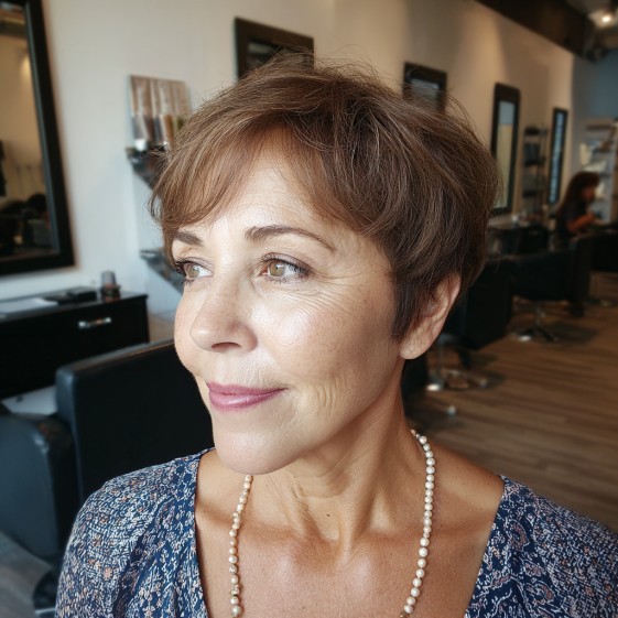 Modern Textured Pixie Cut with Soft Volume