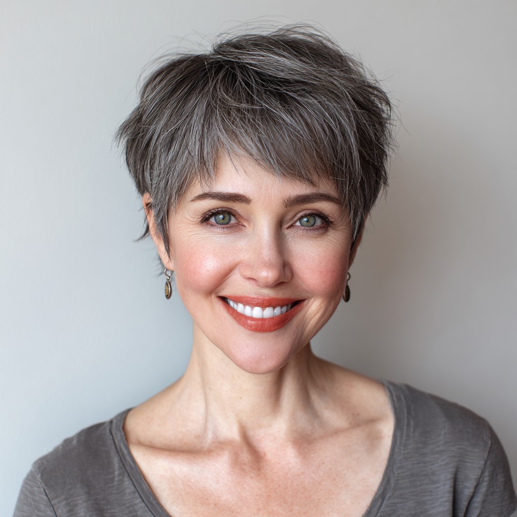 Modern Textured Short Crop with Soft Layers