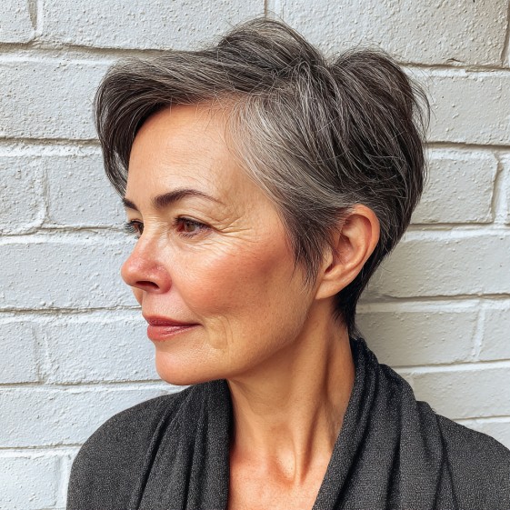 Playful Textured Pixie Cut with Lifting Layers