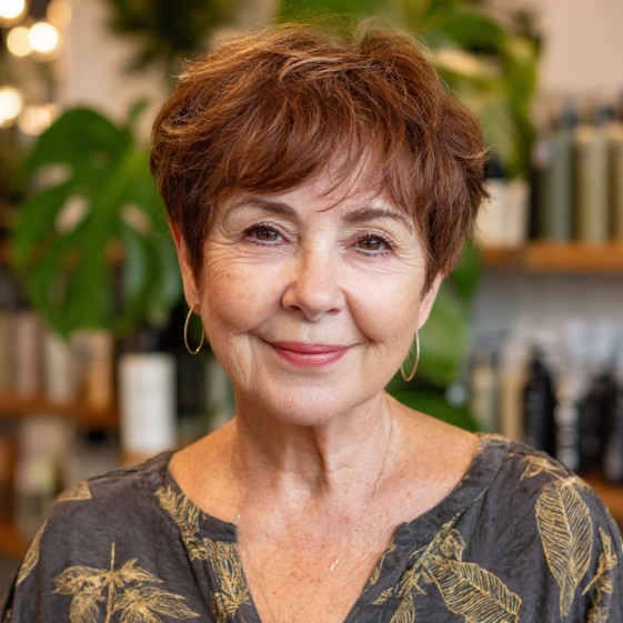 Textured Copper Pixie Cut with Soft Bangs