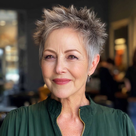 Textured Spiky Crop for Effortless Volume