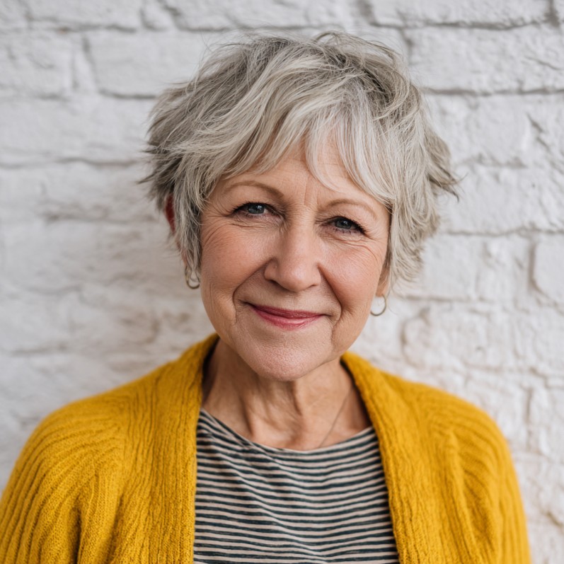 Chic Textured Angular Pixie Cut with Soft Layers