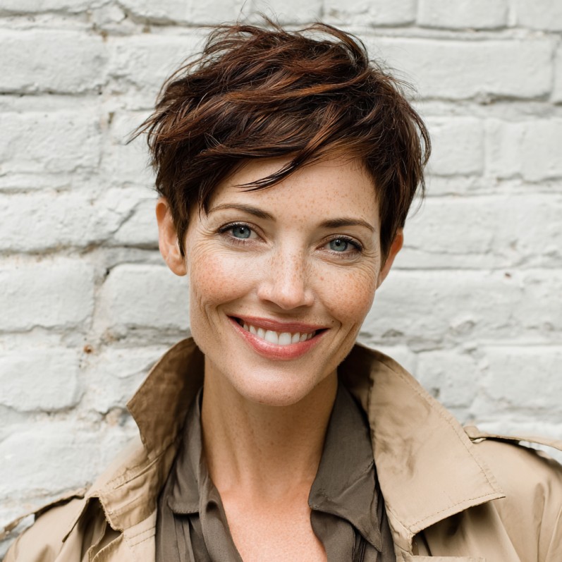 Chic Textured Crop with Subtle Layers