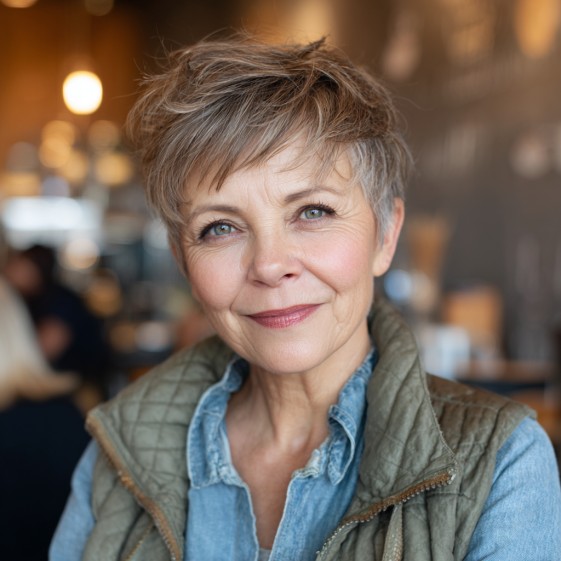 Chic Textured Short Cut with Lively Layers