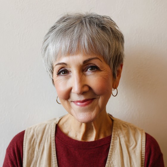 Chic Textured Short Cut with Subtle Layers