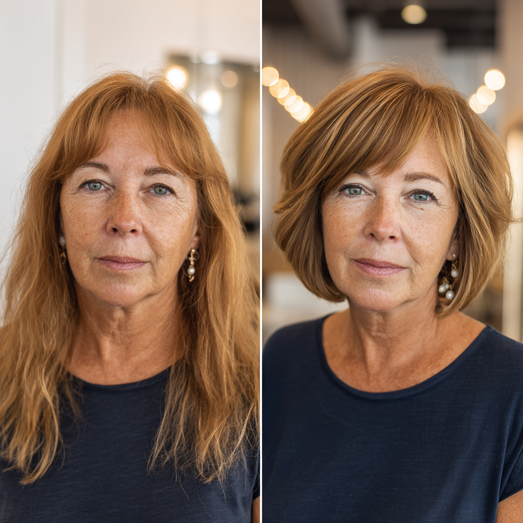 Classic Blunt Bob with Subtle Layers