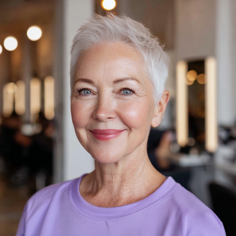 Modern Textured Pixie Cut with Subtle Volume