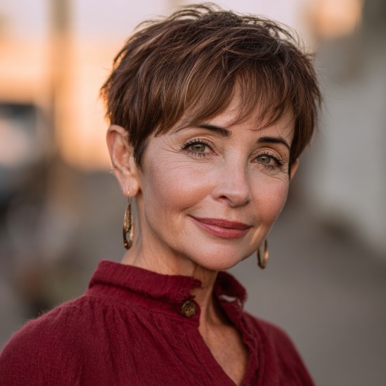 Playful Textured Pixie Cut