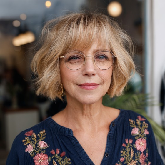 Soft Textured Bob with Gentle Layers