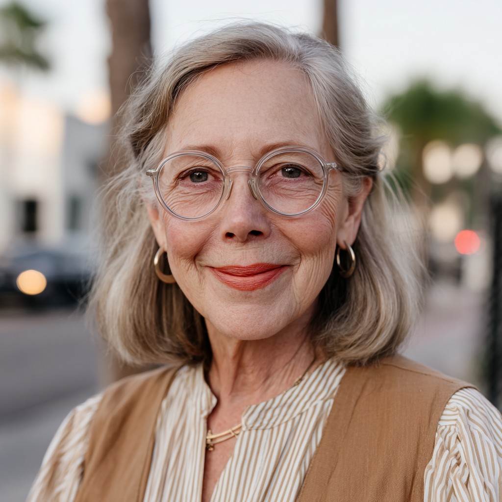 Softly Layered Ashy Silver Cut with Gentle Movement