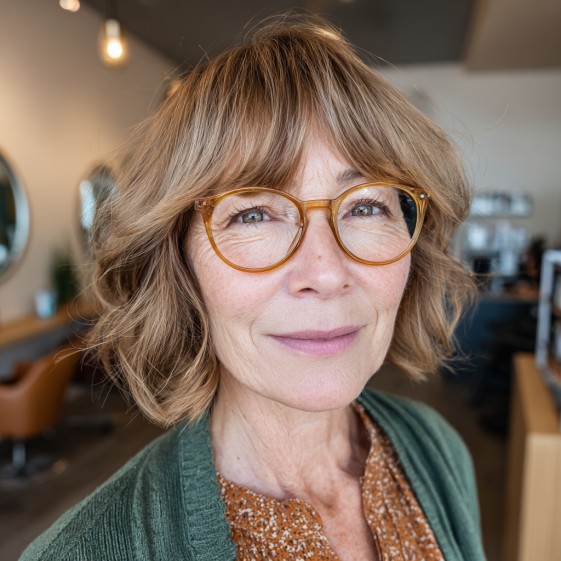 Softly Textured Bob with Gentle Layers