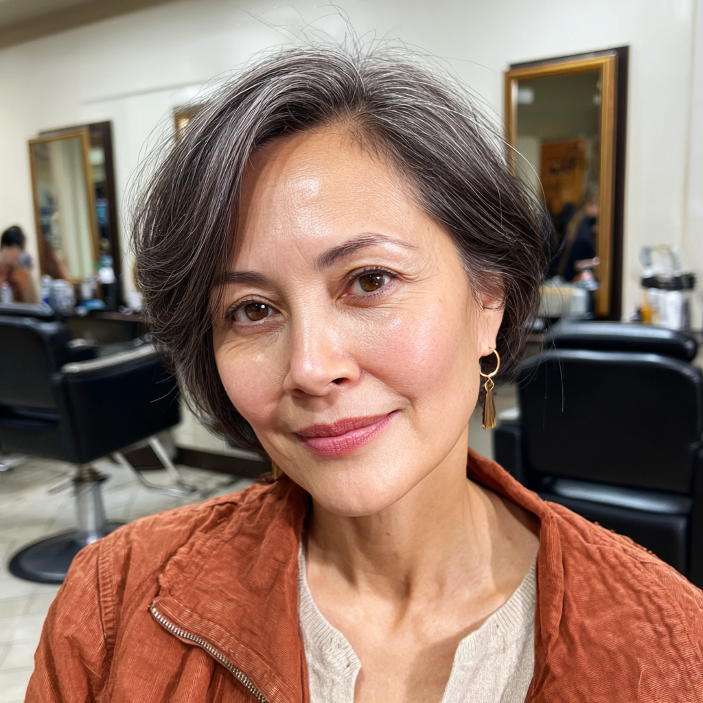 Stylish Textured Short Cut with Subtle Layers