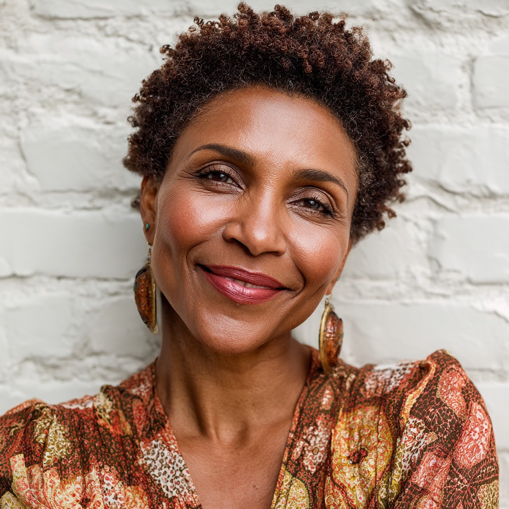 Textured Short Curly Cut with Defined Curls