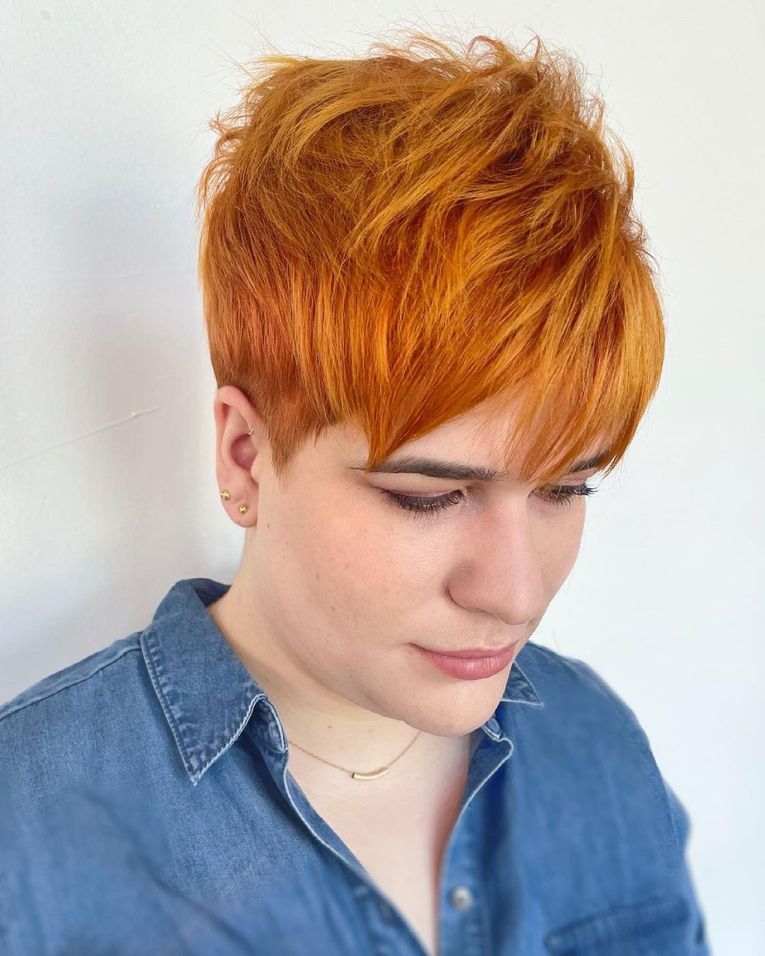 Vibrant Textured Pixie Cut with Soft Layers