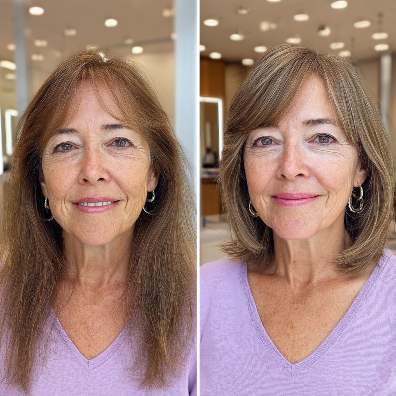 Chic Smooth Tassel Cut with Subtle Layers