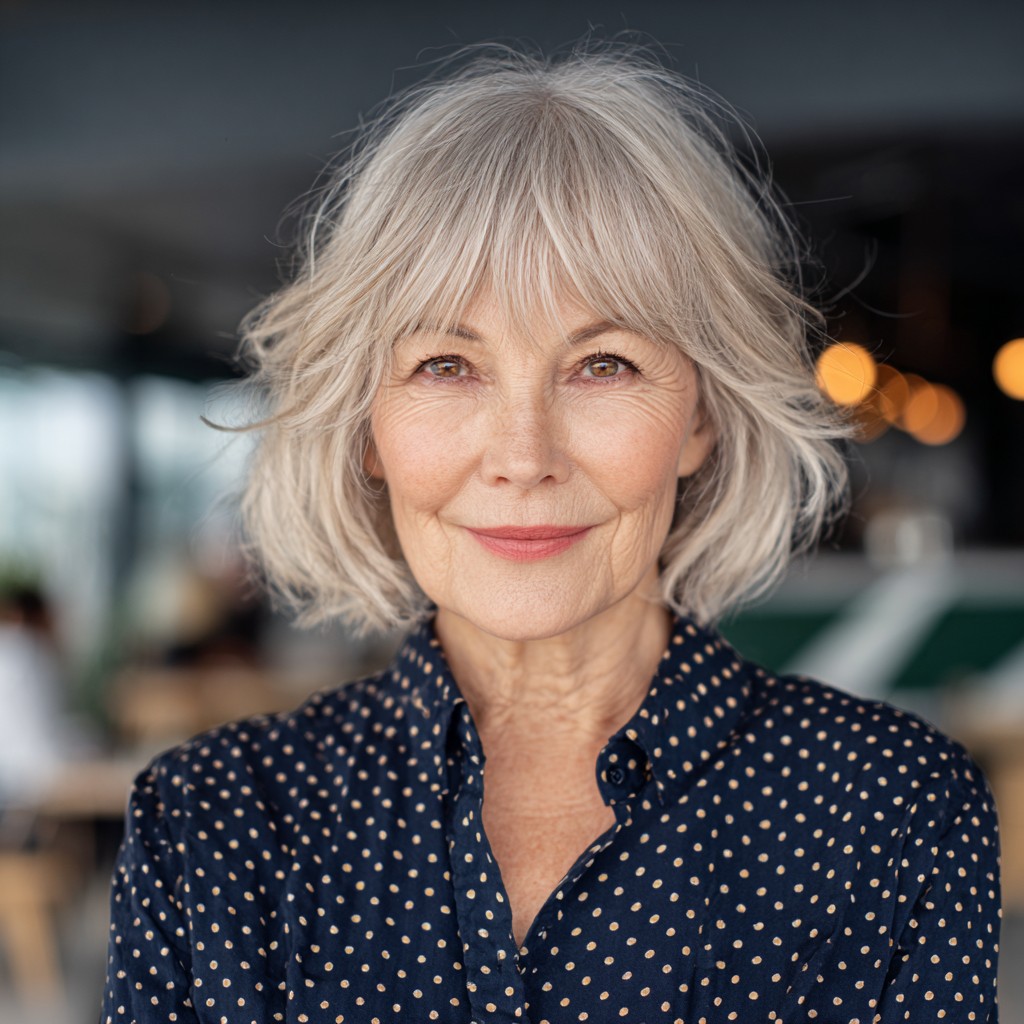 Chic Soft Feathered Cut with Gentle Movement