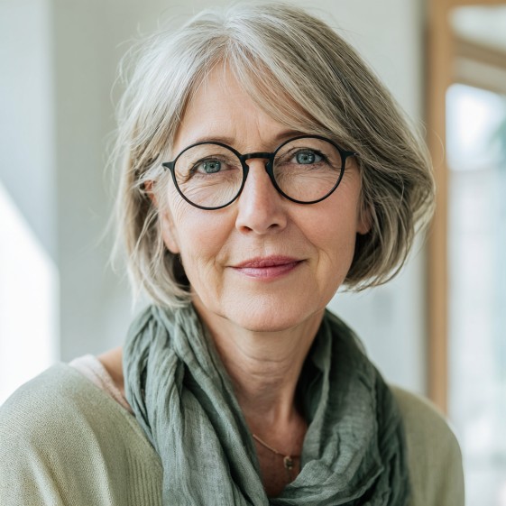 Chic Softly Layered Bottleneck Bob