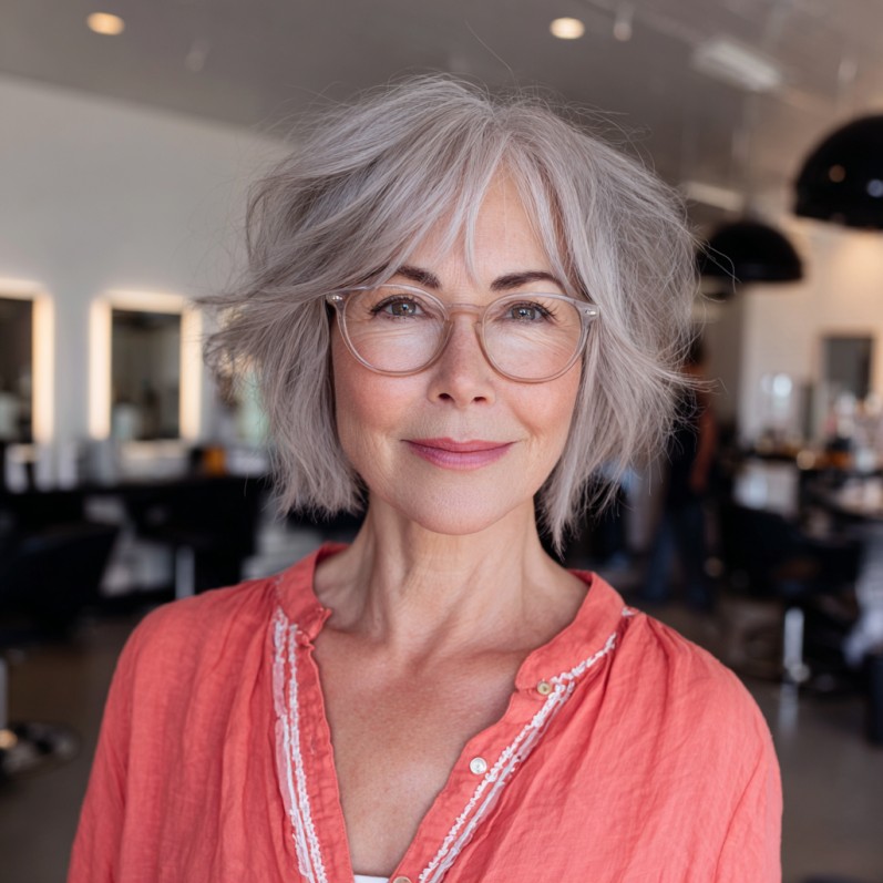 Chic Softly Textured Bob with Natural Movement